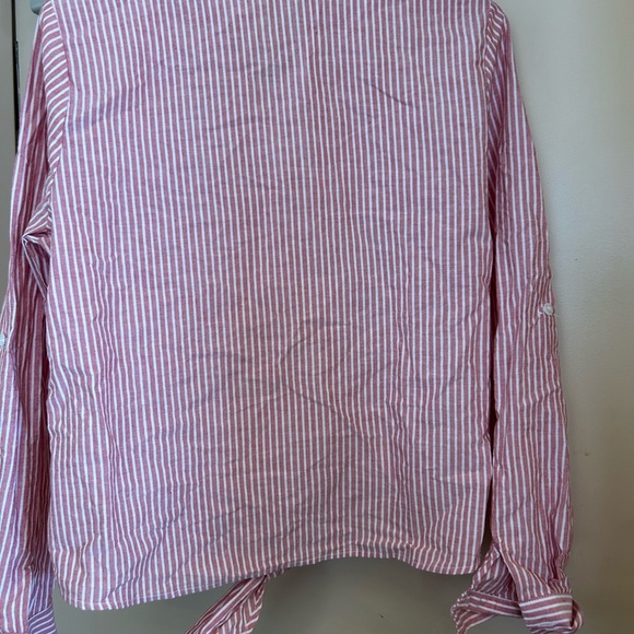 Love Notes Striped Blouse Medium - Picture 3 of 3